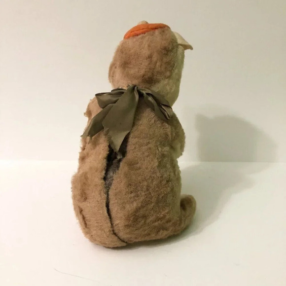 Vintage 1950s Alvin And The Chipmunks Wind Up Musical Alvin Plush Figure - Picture 6 of 17